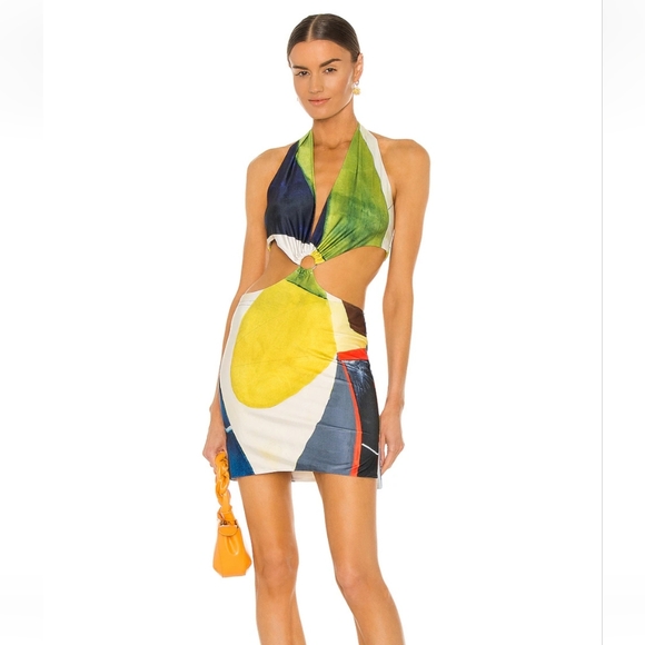 Farai London Dresses & Skirts - Farai London Gaia Mini Dress in Multi Medium